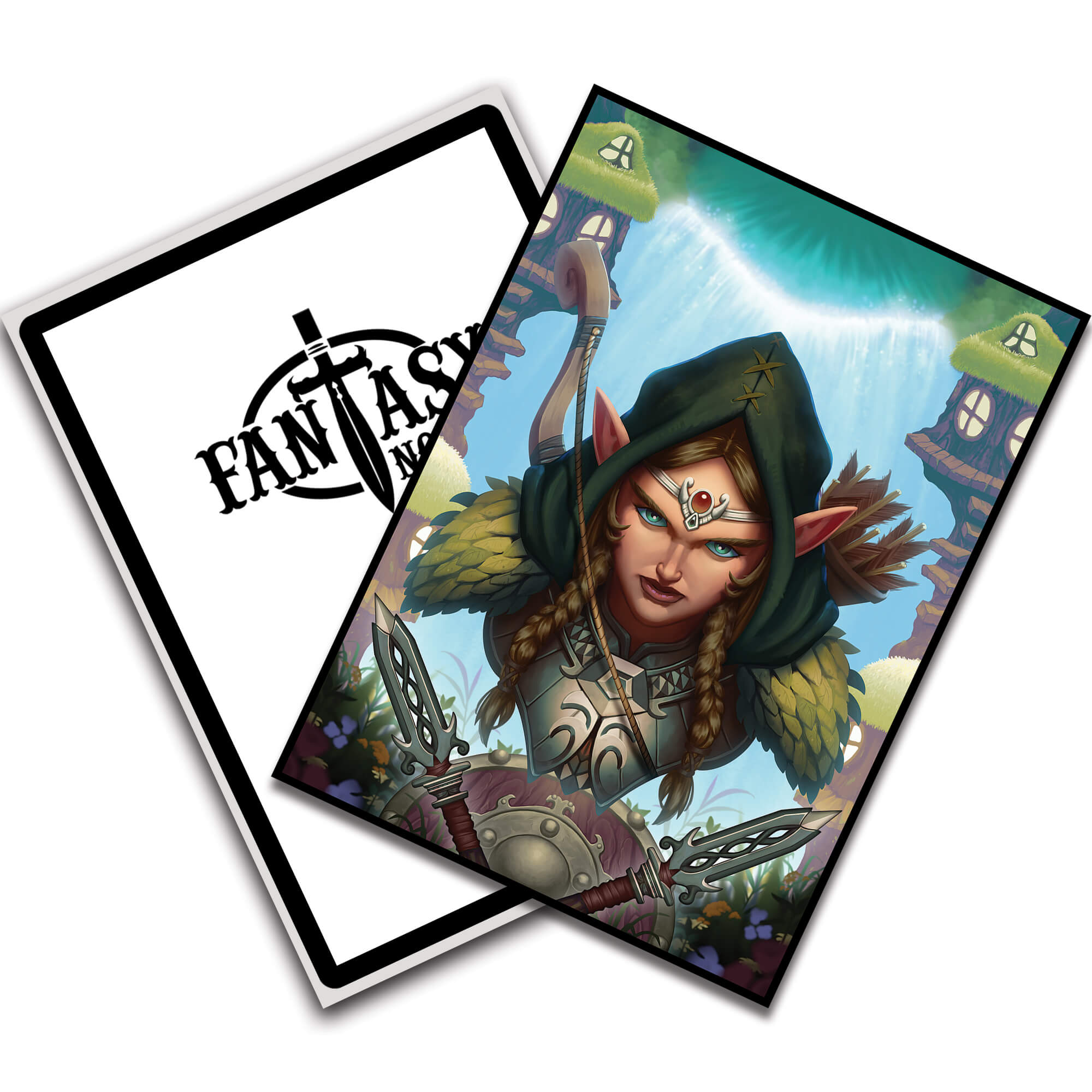 Wood Elves – Heritage Card Backs – MTG Size – 100 Textured Matte